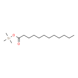 Dodecanoic acid trimethylsilyl ester结构式