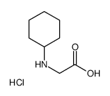 2-(CYCLOHEXYLAMINO)ACETIC ACID HYDROCHLORIDE Structure