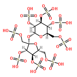 sucrose octasulfate Structure