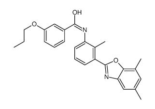 Benzamide, N-[3-(5,7-dimethyl-2-benzoxazolyl)-2-methylphenyl]-3-propoxy- (9CI) picture