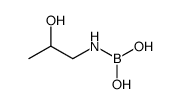 (2-hydroxypropylamino)boronic acid结构式