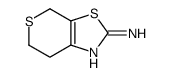 6,7-dihydro-4H-thiopyrano[4,3-d][1,3]thiazol-2-amine结构式