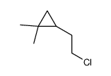 2-(2-chloroethyl)-1,1-dimethylcyclopropane Structure