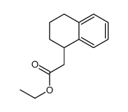 ethyl 2-(1,2,3,4-tetrahydronaphthalen-1-yl)acetate结构式