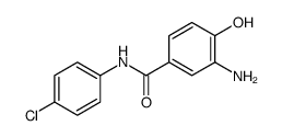 3-amino-N-(4-chlorophenyl)-4-hydroxybenzamide结构式