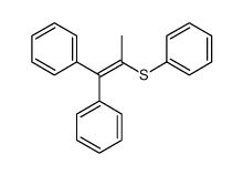 1,1-diphenylprop-1-en-2-ylsulfanylbenzene结构式