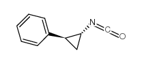 反-2-苯基环丙基异氰酸酯结构式