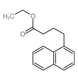 1-Naphthalenebutanoicacid, ethyl ester structure