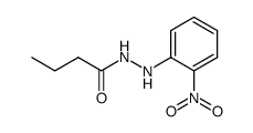 Butyric acid N'-(2-nitro-phenyl)-hydrazide结构式