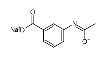 sodium,3-acetamidobenzoate Structure