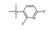 (2,6-difluoropyridin-3-yl)-trimethylsilane Structure