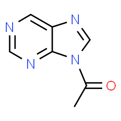 9H-Purine, 9-acetyl- (6CI,7CI,9CI) Structure