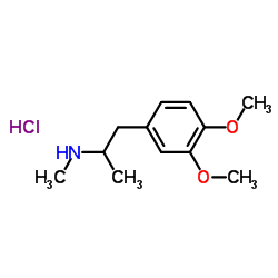 3,4-DMMA (hydrochloride) Structure