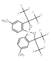 5,5'-dimethyl-3,3,3',3'-tetrakis(trifluoromethyl)-1,1'-spirobi[2,1-benzoxaphosphol-1-ium] Structure