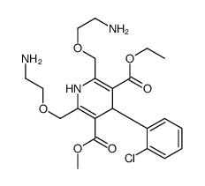 双(氨基乙氧基)氨氯地平结构式