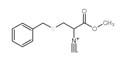 2-isocyano-3-(benzylthio)propionic acid methyl ester Structure