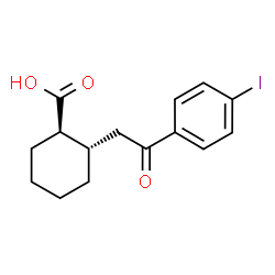 TRANS-2-[2-(4-IODOPHENYL)-2-OXOETHYL]CYCLOHEXANE-1-CARBOXYLIC ACID图片