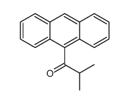 1-anthracen-9-yl-2-methylpropan-1-one结构式