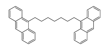 9-(7-anthracen-9-ylheptyl)anthracene结构式