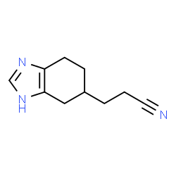 1H-Benzimidazole-5-propanenitrile,4,5,6,7-tetrahydro- (9CI)结构式