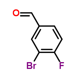 3-Bromo-4-fluorobenzaldehyde Structure