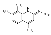 2-肼基-4,7,8-三甲基喹啉结构式