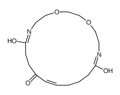 1,4-dioxa-7,18-diazacycloicos-12-ene-8,11,17-trione Structure