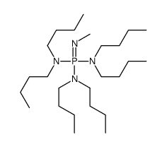 N-[bis(dibutylamino)-methylimino-λ5-phosphanyl]-N-butylbutan-1-amine Structure