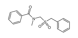 benzyl (N-methylbenzaamido)methylsulfone结构式