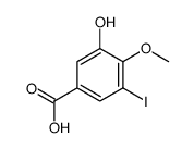 3-hydroxy-5-iodo-4-methoxybenzoic acid结构式