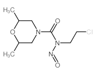 N-(2-chloroethyl)-2,6-dimethyl-N-nitroso-morpholine-4-carboxamide picture