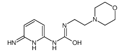 1-(6-aminopyridin-2-yl)-3-(2-morpholin-4-ylethyl)urea结构式