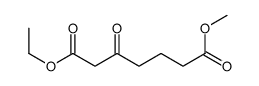 1-O-ethyl 7-O-methyl 3-oxoheptanedioate结构式