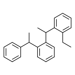 [1-(2-ethylphenyl)ethyl](1-phenylethyl)benzene Structure