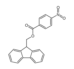 (9H-fluoren-9-yl)methyl 4-nitrobenzoate结构式