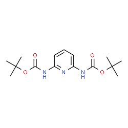 吡啶-2,6-二基二氨基甲酸二叔丁酯结构式