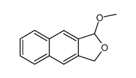 1,3-dihydro-1-methoxybenzo(f)isobenzofuran Structure