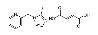 but-2-enedioic acid,2-[(2-methylimidazol-1-yl)methyl]pyridine结构式