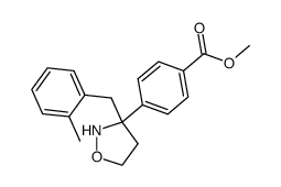 methyl 4-(3-(2-methylbenzyl)isoxazolidin-3-yl)benzoate Structure