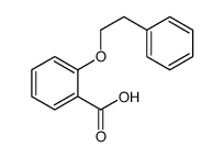 2-(2-苯基乙氧基)苯甲酸结构式