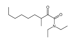 N,N-diethyl-3-methyl-2-oxononanamide Structure