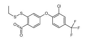 2-chloro-1-[3-(ethyldisulfanyl)-4-nitrophenoxy]-4-(trifluoromethyl)benzene结构式