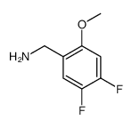 4,5-DIFLUORO-2-METHOXYBENZYLAMINE structure