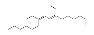 7,10-diethylhexadeca-7,9-diene Structure