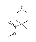 4-甲基哌啶-4-羧酸甲酯结构式