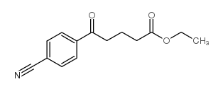 ETHYL-5-(4-CYANOPHENYL)-5-OXOVALERATE结构式