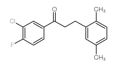 3'-CHLORO-3-(2,5-DIMETHYLPHENYL)-4'-FLUOROPROPIOPHENONE picture