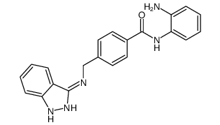 N-(2-aminophenyl)-4-[(1H-indazol-3-ylamino)methyl]benzamide Structure