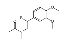 N-[2-(3,4-dimethoxyphenyl)-2-fluoroethyl]-N-methylacetamide Structure