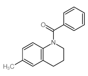 (6-methyl-3,4-dihydro-2H-quinolin-1-yl)-phenyl-methanone Structure